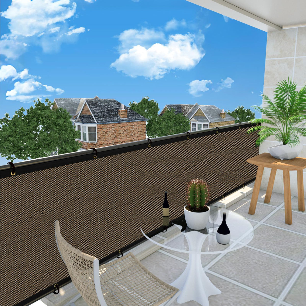 UPGRADE UV-resistant shade maintains color and performance under sun exposure