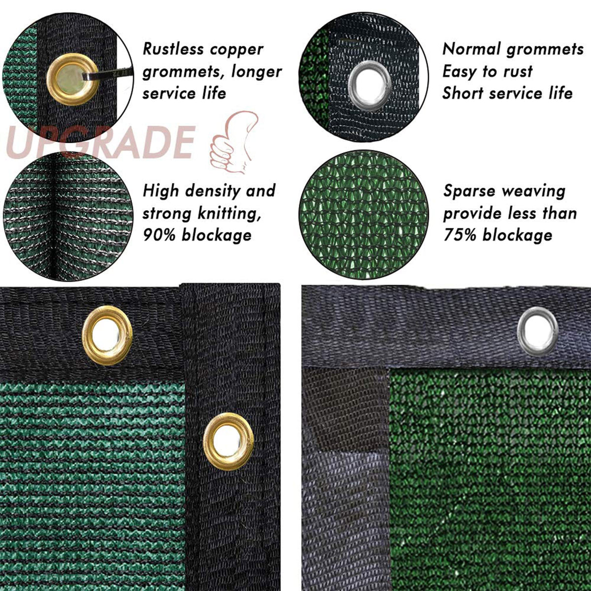 UPGRADE Privacy screen provides wind and sun protection for plants and seating areas