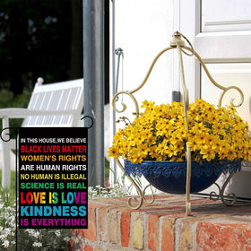 UPINLOOK Pride Garden Flag colorfast dyes resist fading under sun