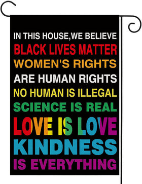 UPINLOOK Pride Garden Flag double-sided print waves in the breeze for yard visibility