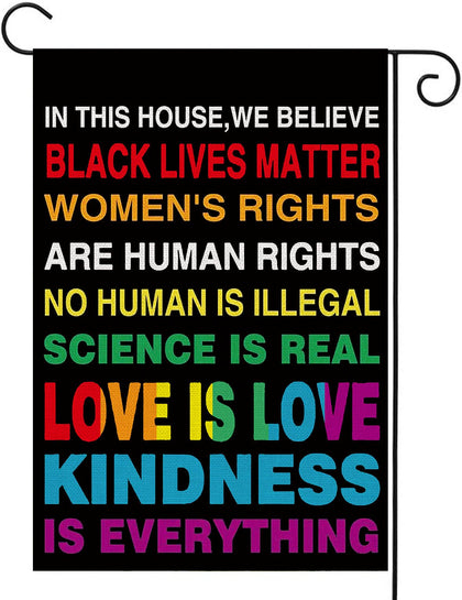 UPINLOOK Pride Garden Flag double-sided print waves in the breeze for yard visibility