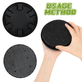 UPINS durable plastic plant saucer supports roots and prevents waterlogging