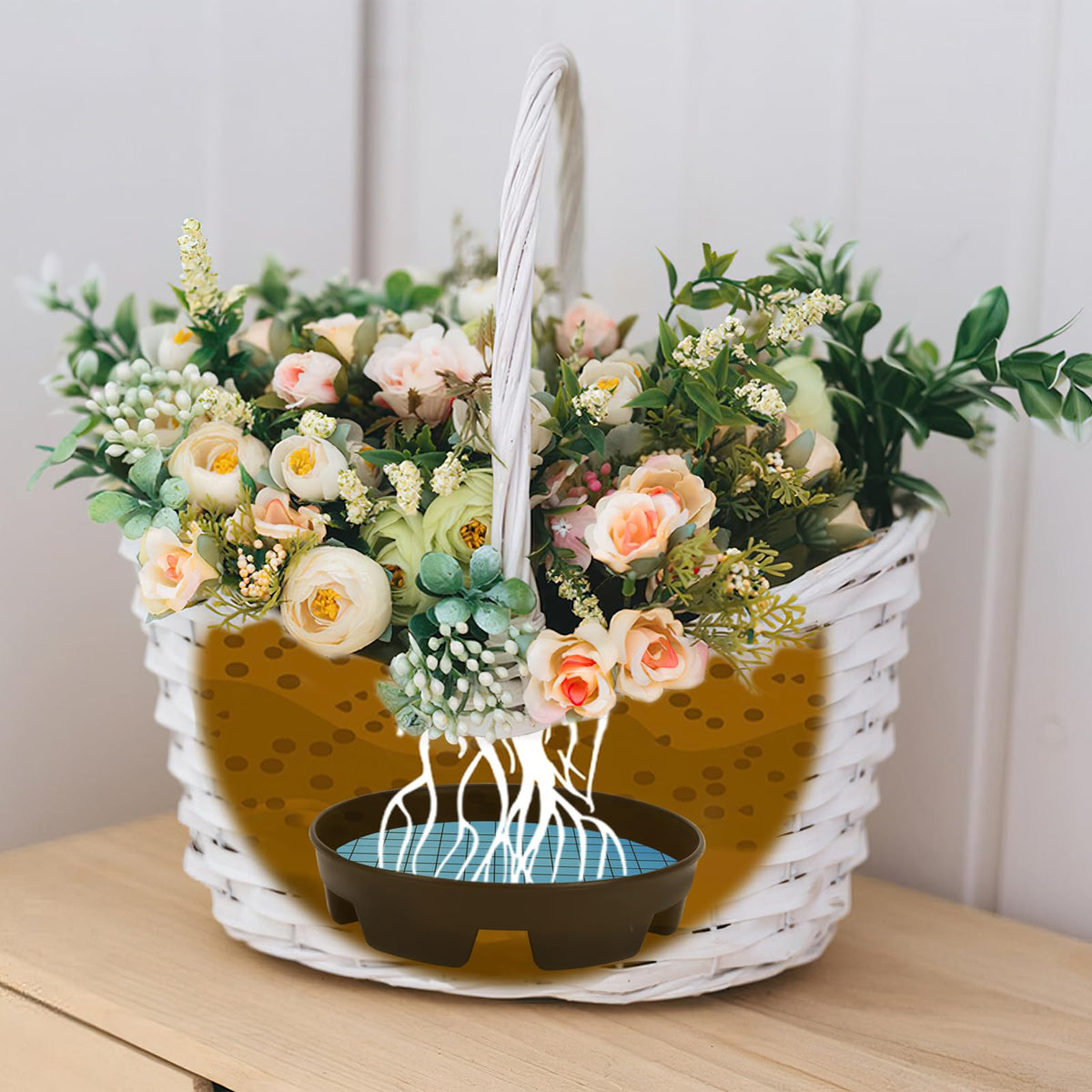 UPINS travel-friendly planter watering system keeps plants healthy while away