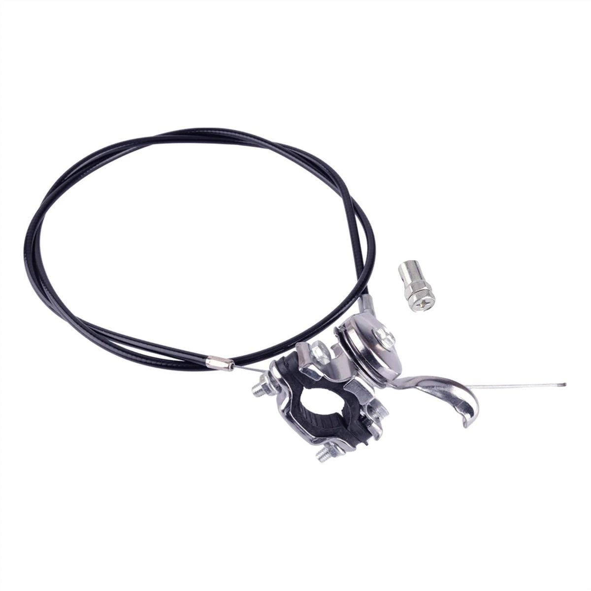 Upiyan lever and cable close-up highlights durable metal-plastic construction.