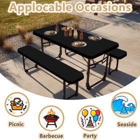 Uplemo windproof, non-slip tablecloth helps prevent shifting