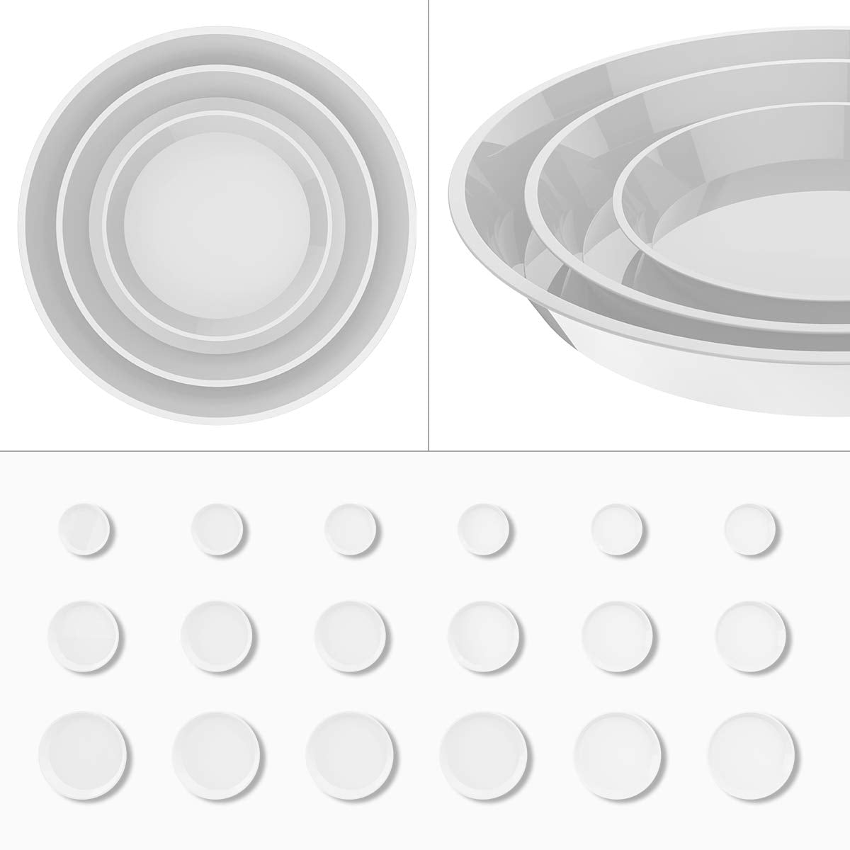 UPMCT plant saucer 12-inch top view blends with decor.