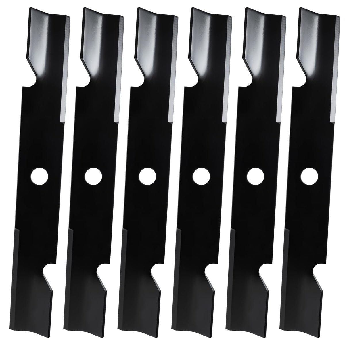 UPOW 103-6402 blade on Exmark deck delivers crisp cuts with rust resistance.