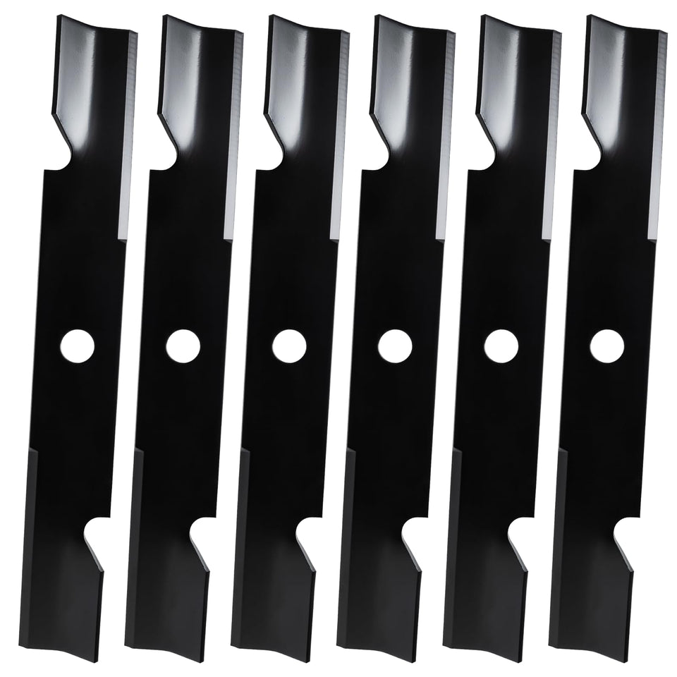 UPOW 103-6402 blade on Exmark deck delivers crisp cuts with rust resistance.