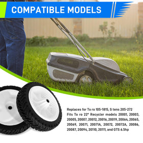 UPOW front drive wheel features 53 tooth gear for better engagement