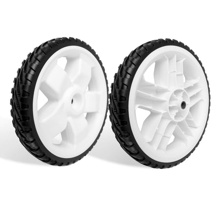 UPOW Toro 11 inch rear wheel mounted on a mower for smooth operation