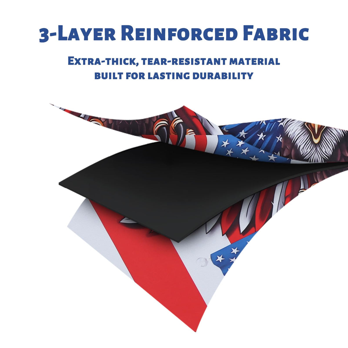 UQJE 2x3 feet bunting size ideal for porches and fences