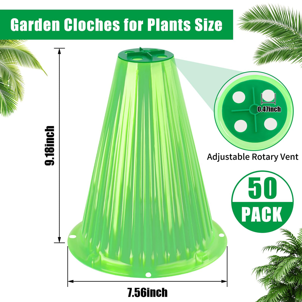 UQM rotary vent cover enables adjustable airflow for healthy plant growth.