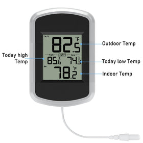 Urageuxy two point one inch display provides clear temperature readings.