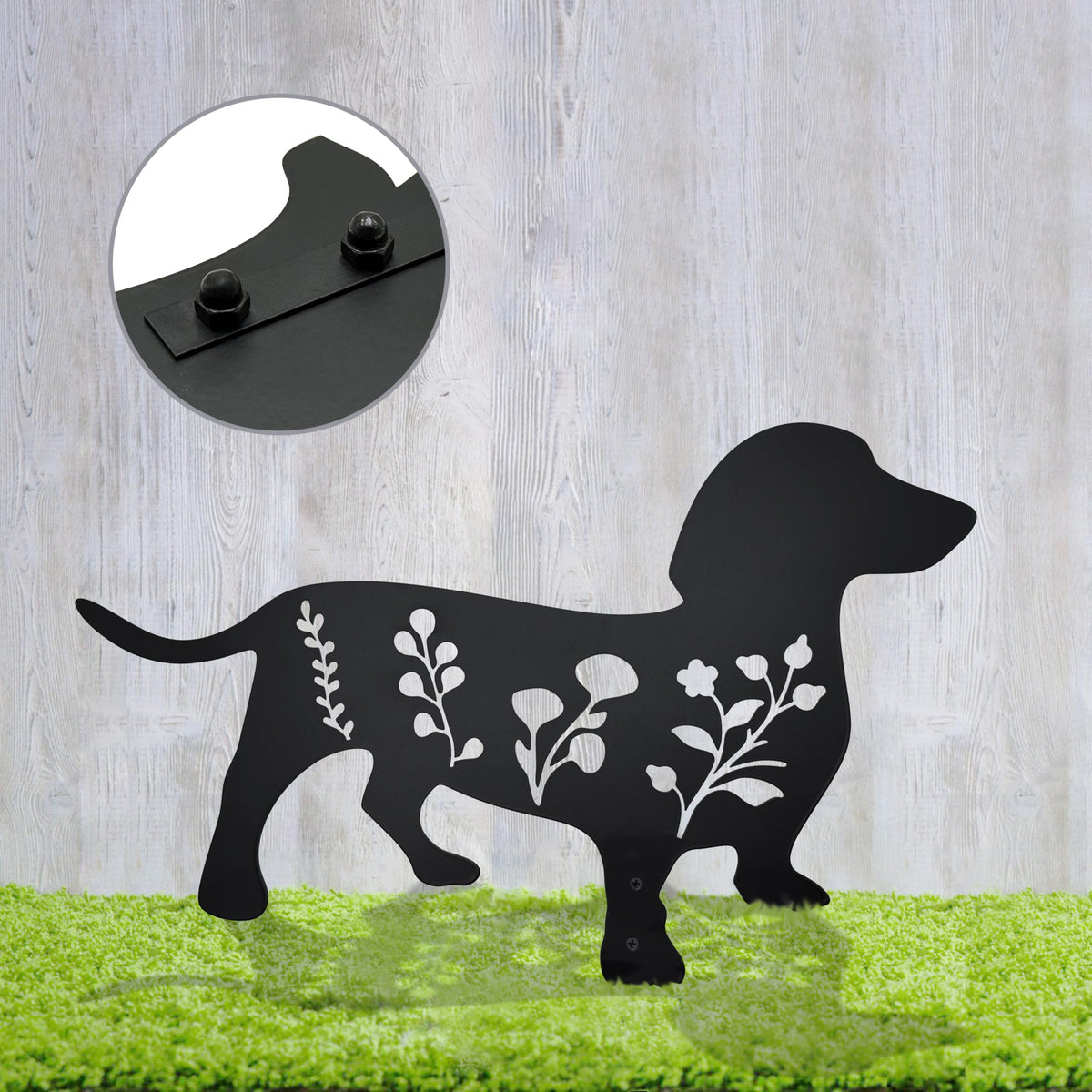 Urbraneco 1mm iron panel provides sturdy lightweight support for easy placement in soil.
