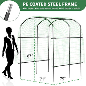 UrGROWA durable metal frame resists weather and maintains shape