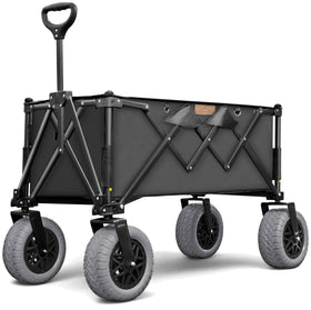 US Original Outlander XL with 9-inch wheels rolling over sand for easy beach trips