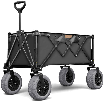 US Original Outlander XL with 9-inch wheels rolling over sand for easy beach trips
