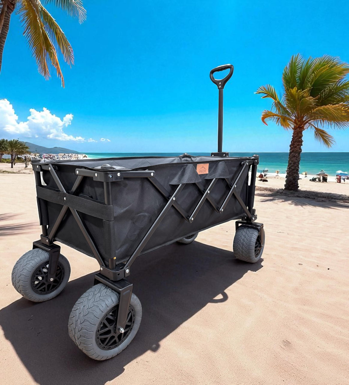 Outlander XL folds compactly for storage in trunks and closets
