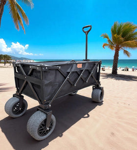 Outlander XL folds compactly for storage in trunks and closets