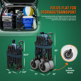 US Original Outlander XL wagon open bed shows 37 inches of spacious cargo area.
