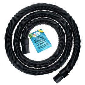 US Pool Supply 12ft hose in black for above-ground pools, durable for secure pool connections and leak prevention.