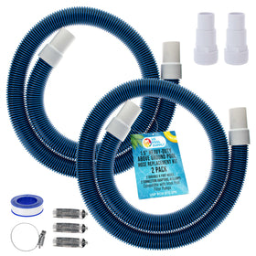 US Pool Supply 6ft heavy-duty hose ready for above-ground pools to improve water flow