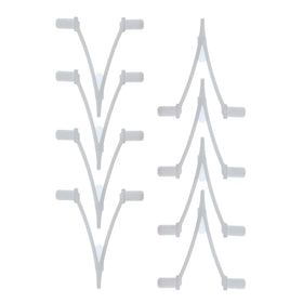 US Pool Supply butterfly V-clip pack secures accessories quickly on standard poles.