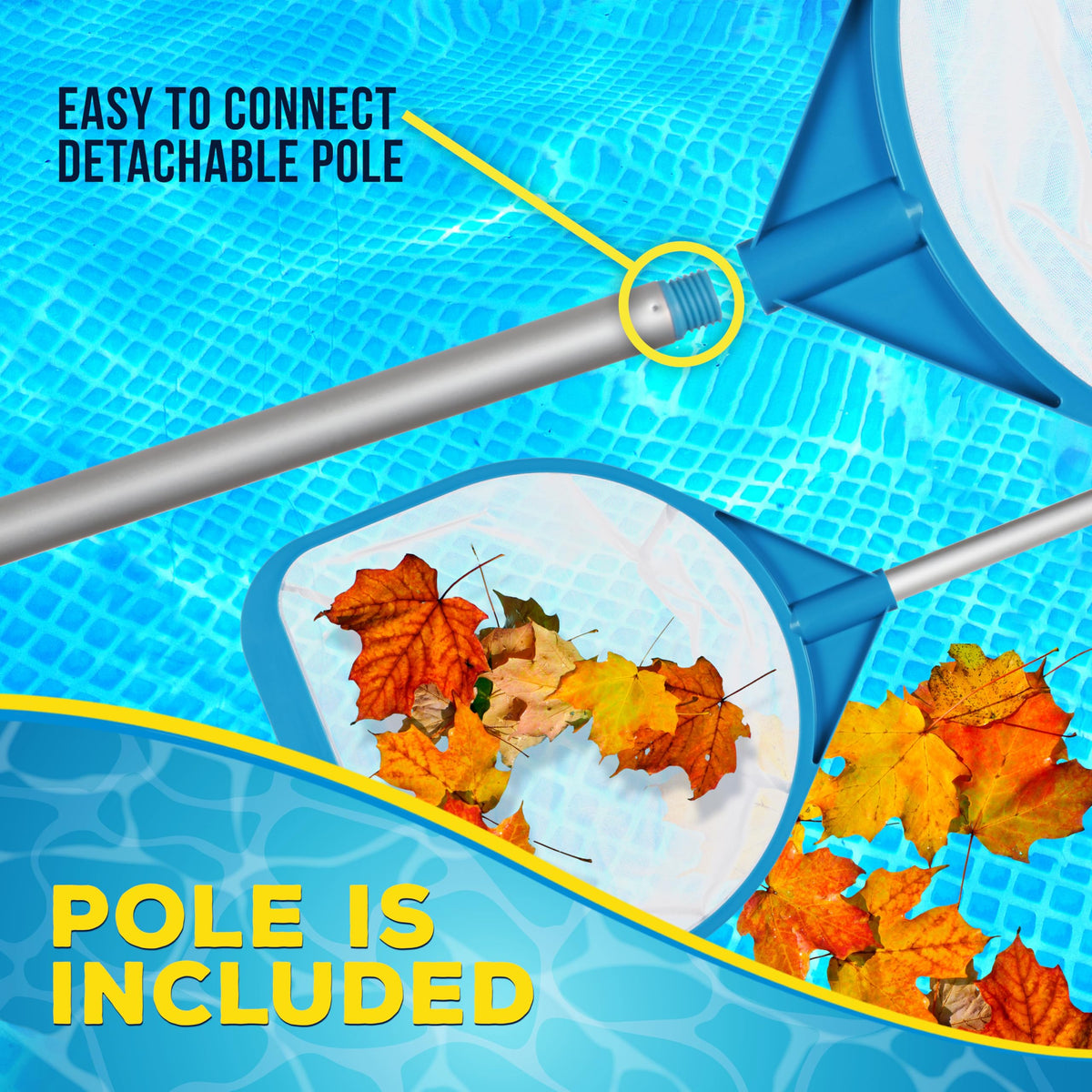 U.S. Pool Supply durable liner-safe 12x12 frame protects pool surfaces.