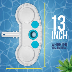 U.S. Pool Supply EZ Clip handle reducing finger pinching during attachment