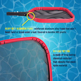 U.S. Pool Supply EZ Clip Handle for easy attachment and safe operation.