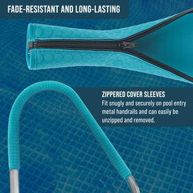 US Pool Supply fade-resistant neoprene maintains color and feel over time.