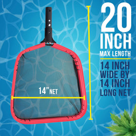 U.S. Pool Supply large-volume netting and scoop design for efficient debris capture.