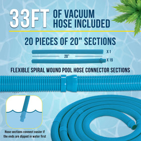 Octopus cleaner assembly from US Pool Supply ready for setup