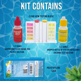 U.S. Pool Supply Phenol Red pH solution bottle for reliable readings