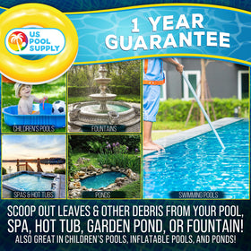 U.S. Pool Supply promotes faster debris pickup and cleaner pool surfaces.
