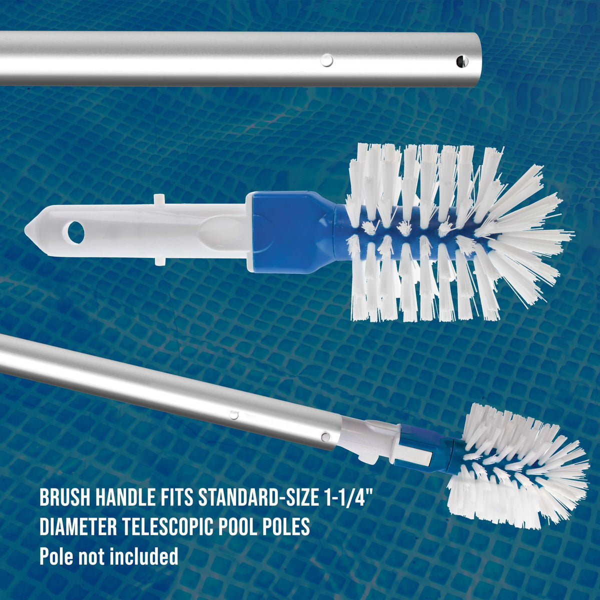 US Pool Supply compatible with 1-1/4 inch poles for easy setup