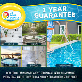 US Pool Supply pool cleaning brush suitable for above ground and inground pools