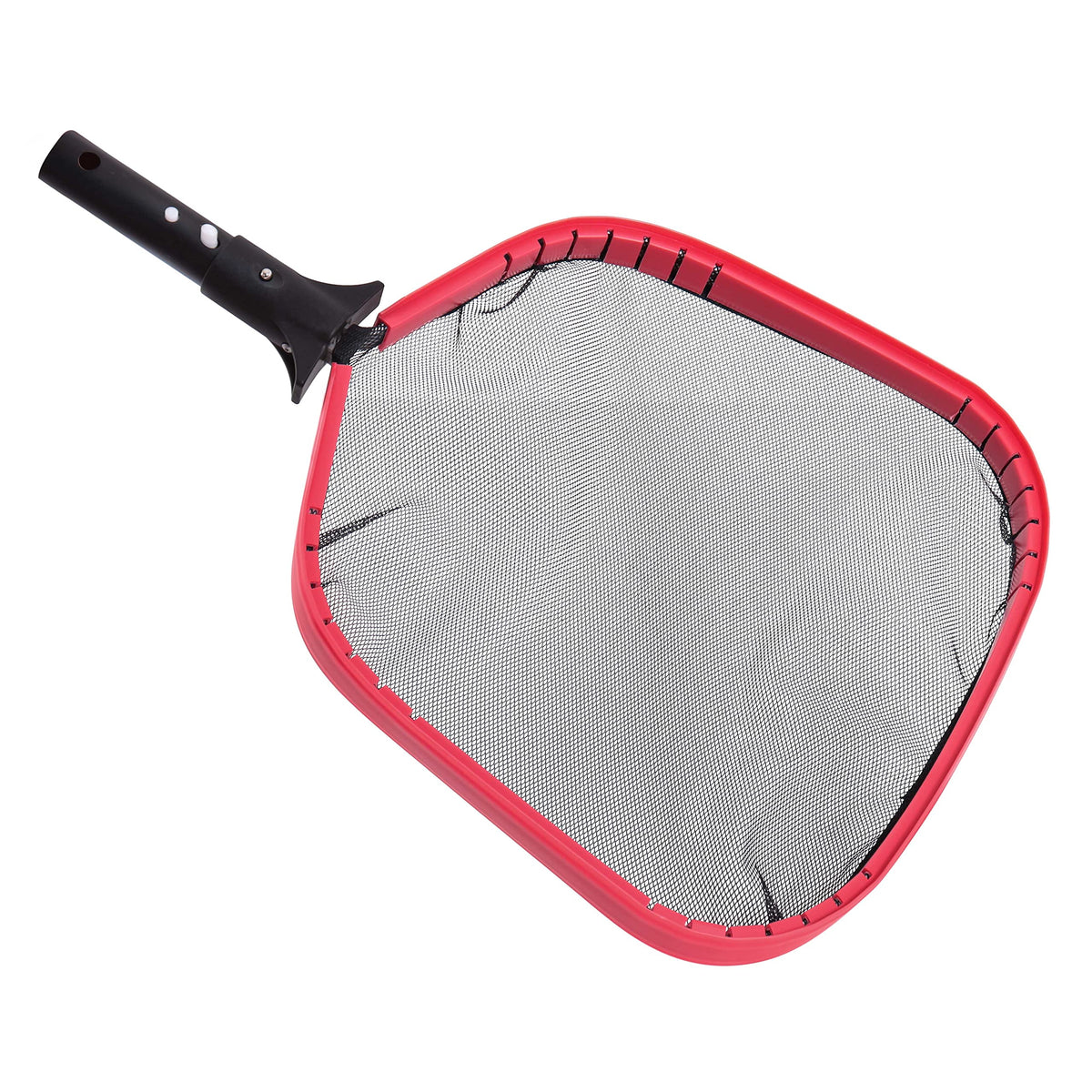 U.S. Pool Supply professional leaf skimmer with aluminum frame for quick pool cleanup.