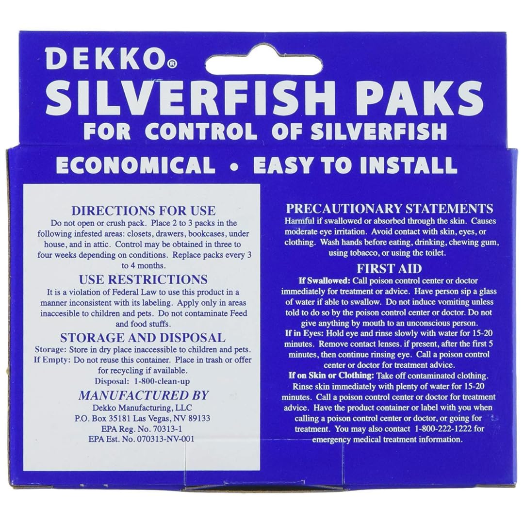 USA Supply 24 Silverfish Paks ready for fast, targeted treatment