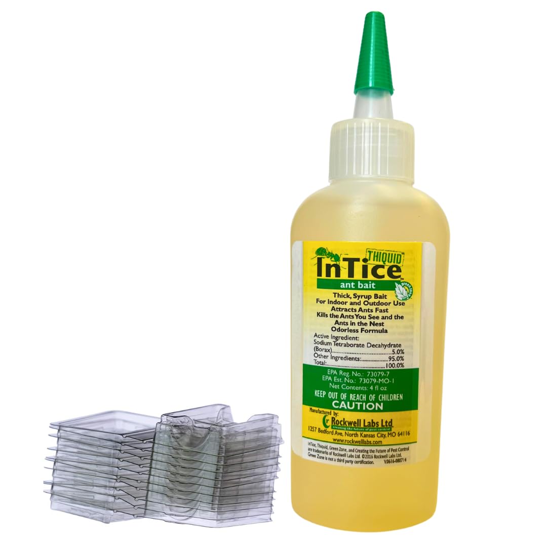USA Supply InTice Thiquid Ant Bait bottle for fast ant control.