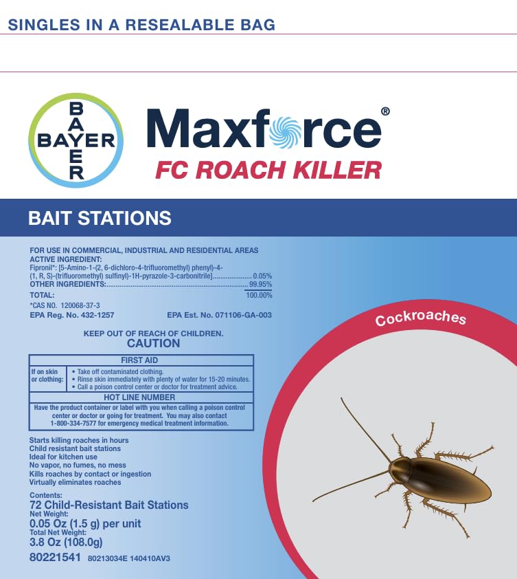 USA Supply Maxforce FC bait stations with peel-and-stick adhesive for quick mounting
