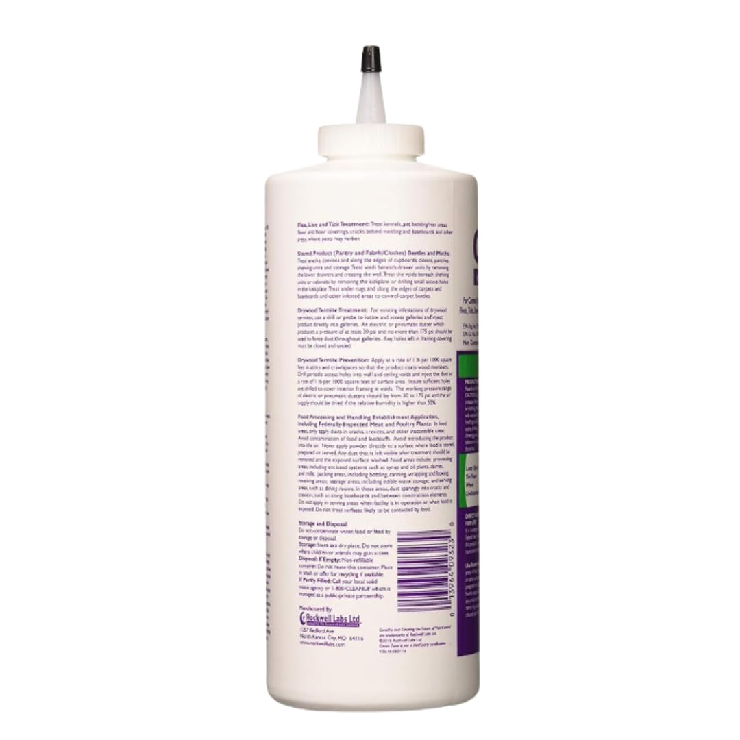 Rockwell Labs Cimexa Dust applied in cracks and voids for thorough pest coverage.