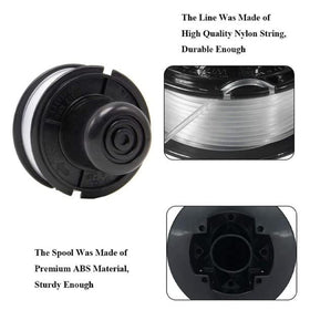 USA Supply RS-136 spool package preview highlights complete refill kit for Black and Decker trimmers.