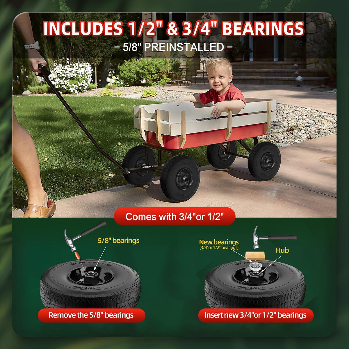 USCASTER 500 lb capacity supports heavy-duty tasks with stability.