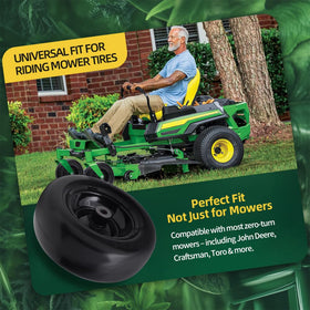 USCASTER one-piece welded rim delivers durable tire mounting.