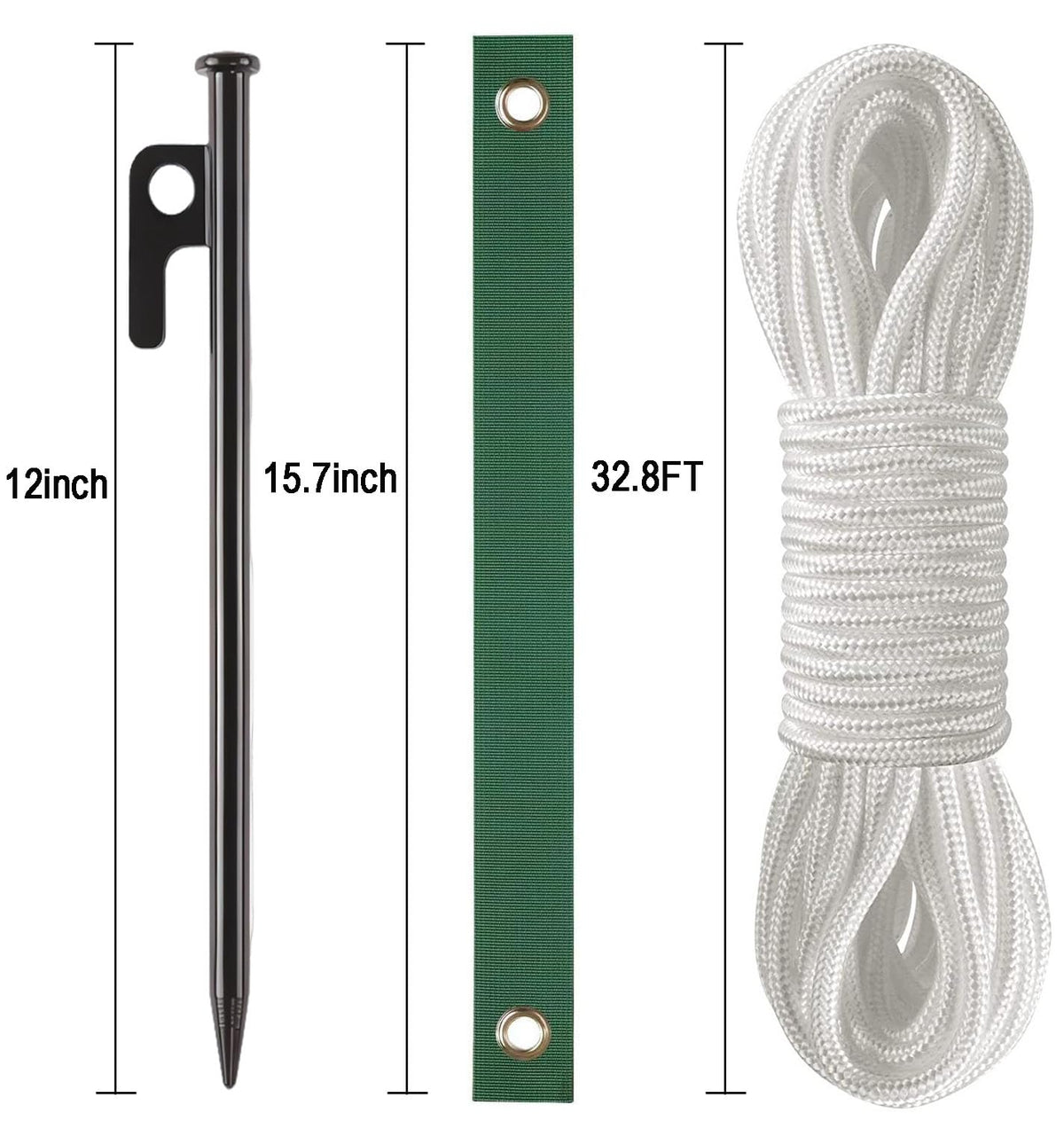 USEDGDIG 6x15.8-inch tree straps provide gentle, bark-safe tree support