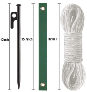 USEDGDIG 6x15.8-inch tree straps provide gentle, bark-safe tree support