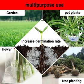 USEDGDIG garden bed crystals in soil help reduce watering frequency