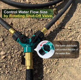 USHIGHLIGHT three-quarter-inch thread connection ensures simple, secure setup.