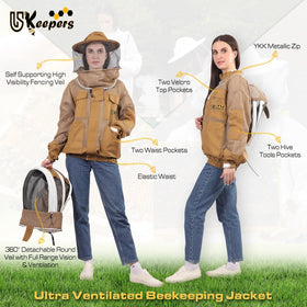 USKEEPERS elastic waist and cuffs seal out bees during work